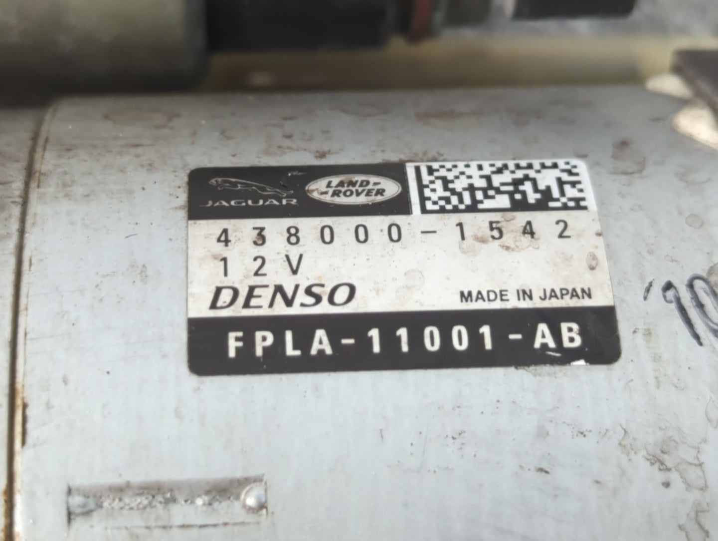 2016 Land Rover Range Rover Sport Car Starter Motor Solenoid OEM P/N:FPLA-11001-AB 438000-1542 Fits OEM Used Auto Parts - Oemusedautoparts1.com