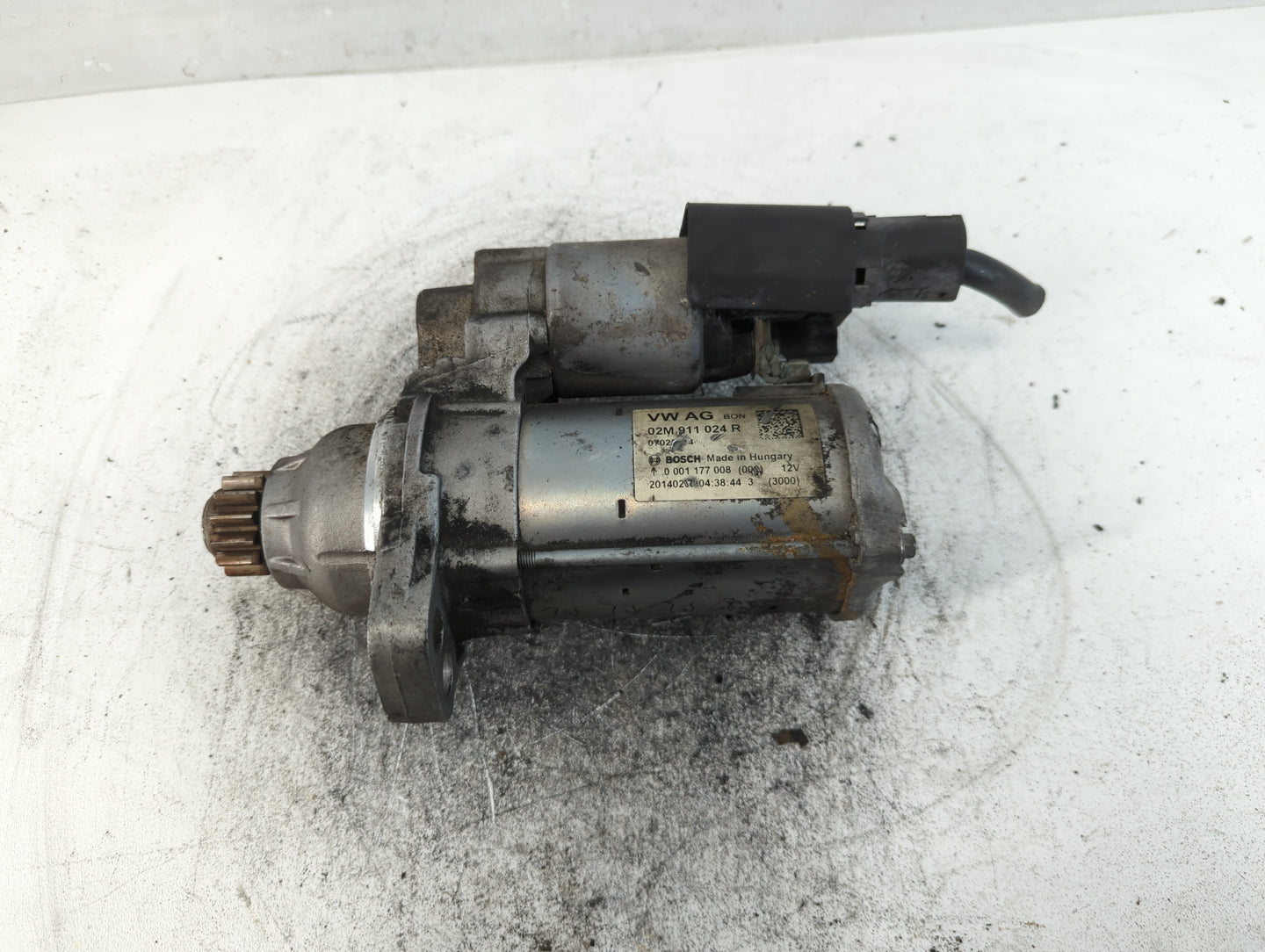 2014-2020 Volkswagen Passat Car Starter Motor Solenoid OEM P/N:02M 911 024 R Fits OEM Used Auto Parts - Oemusedautoparts1.com