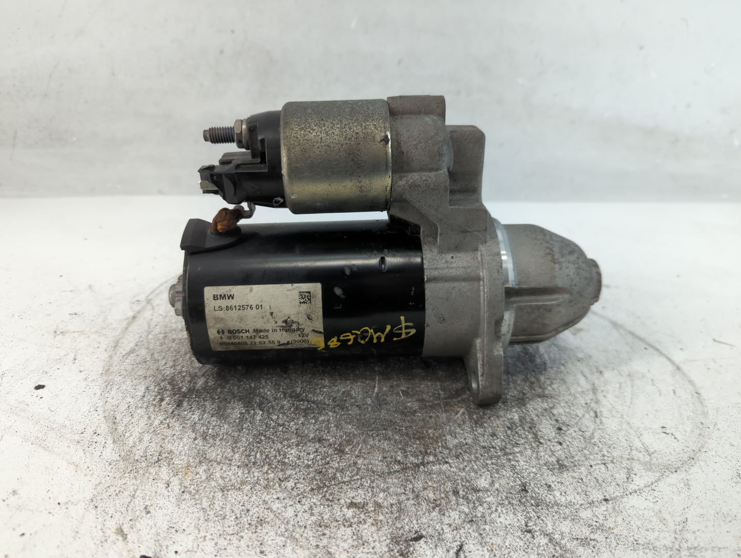 2014-2018 Bmw 320i Car Starter Motor Solenoid OEM P/N:0 001 147 425 8612576 01 Fits Fits 2012 2013 2014 2015 2016 2017 2018 OEM Used Auto Parts - Oemusedautoparts1.com