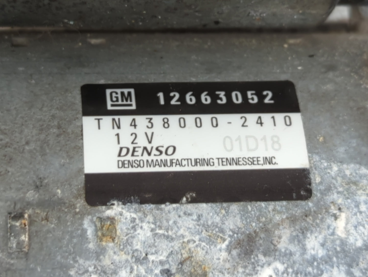 2015-2016 Chevrolet Malibu Car Starter Motor Solenoid OEM P/N:12663052 Fits Fits 2015 2016 2017 2018 2019 2020 2021 OEM Used Auto Parts - Oemusedautoparts1.com