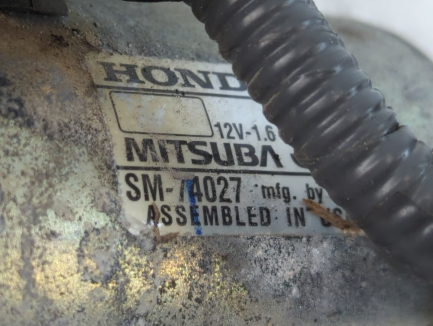 2016-2021 Honda Civic Car Starter Motor Solenoid OEM P/N:SM-74027 Fits Fits 2016 2017 2018 2019 2020 2021 OEM Used Auto Parts - Oemusedautoparts1.com
