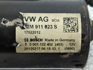 2006-2014 Volkswagen Beetle Car Starter Motor Solenoid OEM P/N:02M 911 023 S Fits OEM Used Auto Parts