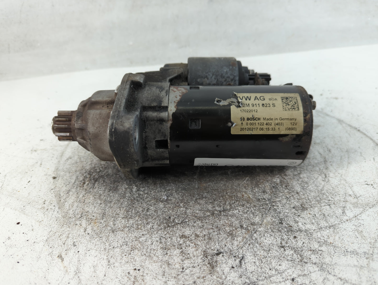 2006-2014 Volkswagen Beetle Car Starter Motor Solenoid OEM P/N:02M 911 023 S Fits OEM Used Auto Parts - Oemusedautoparts1.com