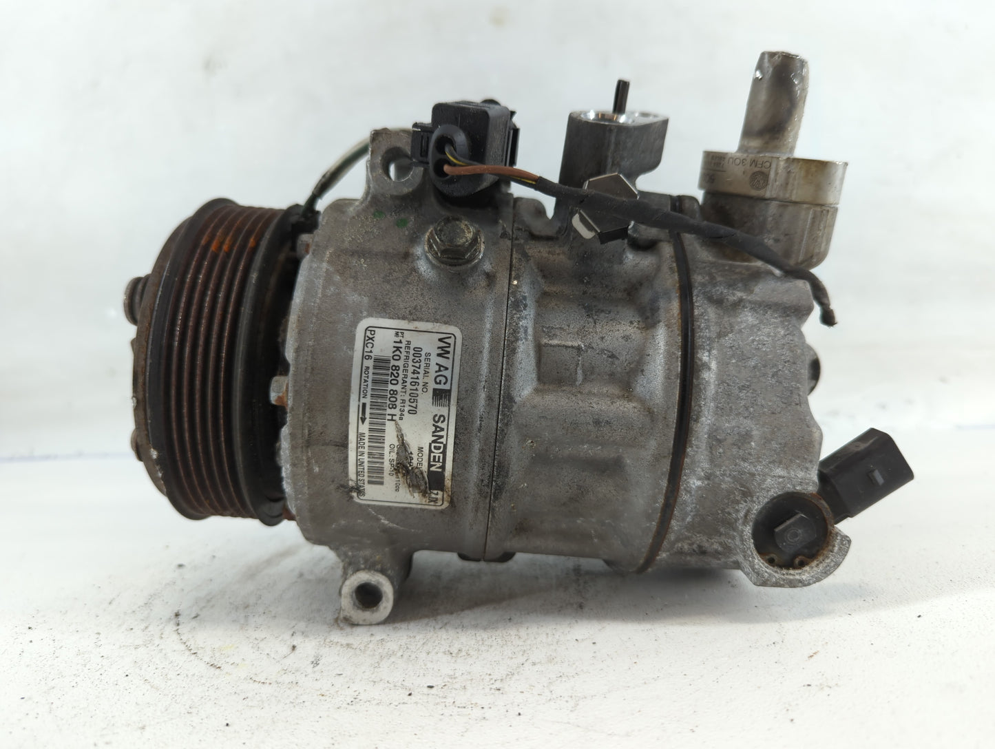 2016-2017 Volkswagen Beetle Air Conditioning A/c Ac Compressor Oem - Oemusedautoparts1.com
