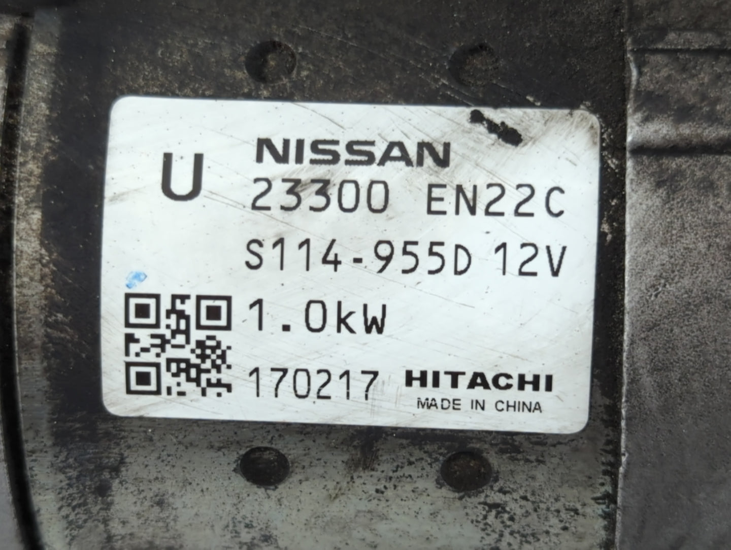 2014-2020 Nissan Nv200 Car Starter Motor Solenoid OEM P/N:23300 EN22C Fits Fits 2013 2014 2015 2016 2017 2018 2019 2020 OEM Used Auto Parts - Oemusedautoparts1.com
