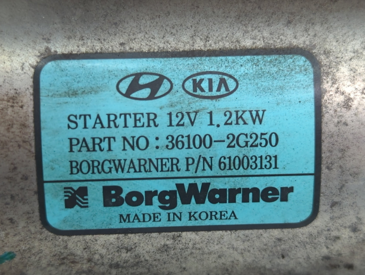 2015-2019 Hyundai Sonata Car Starter Motor Solenoid OEM P/N:36100-2G250 Fits Fits 2015 2016 2017 2018 2019 2020 OEM Used Auto Parts - Oemusedautoparts1.com