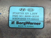 2016-2020 Kia Sorento Car Starter Motor Solenoid OEM P/N:36100-2G250 Fits Fits 2015 2016 2017 2018 2019 2020 OEM Used Auto Parts - Oemusedautoparts1.com