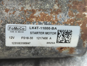 2020-2021 Ford Transit-150 Car Starter Motor Solenoid OEM P/N:LK4T-11000-BA Fits Fits 2020 2021 OEM Used Auto Parts