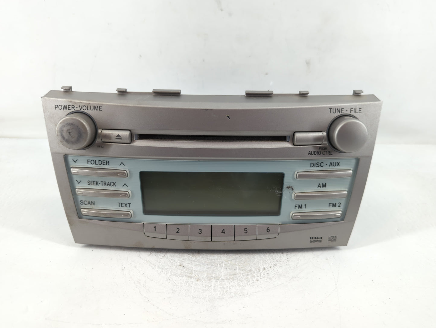2007-2009 Toyota Camry Radio AM FM Cd Player Receiver Replacement P/N:86120-06181 Fits Fits 2007 2008 2009 OEM Used Auto Parts - Oemusedautoparts1.com