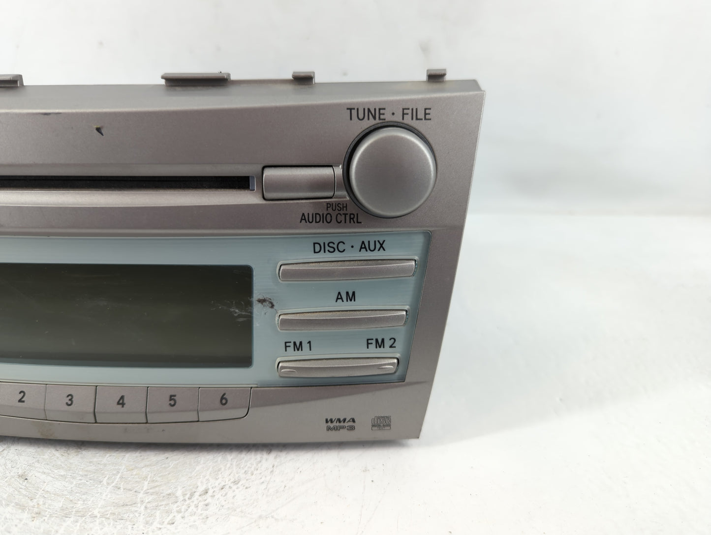 2007-2009 Toyota Camry Radio AM FM Cd Player Receiver Replacement P/N:86120-06181 Fits Fits 2007 2008 2009 OEM Used Auto Parts - Oemusedautoparts1.com