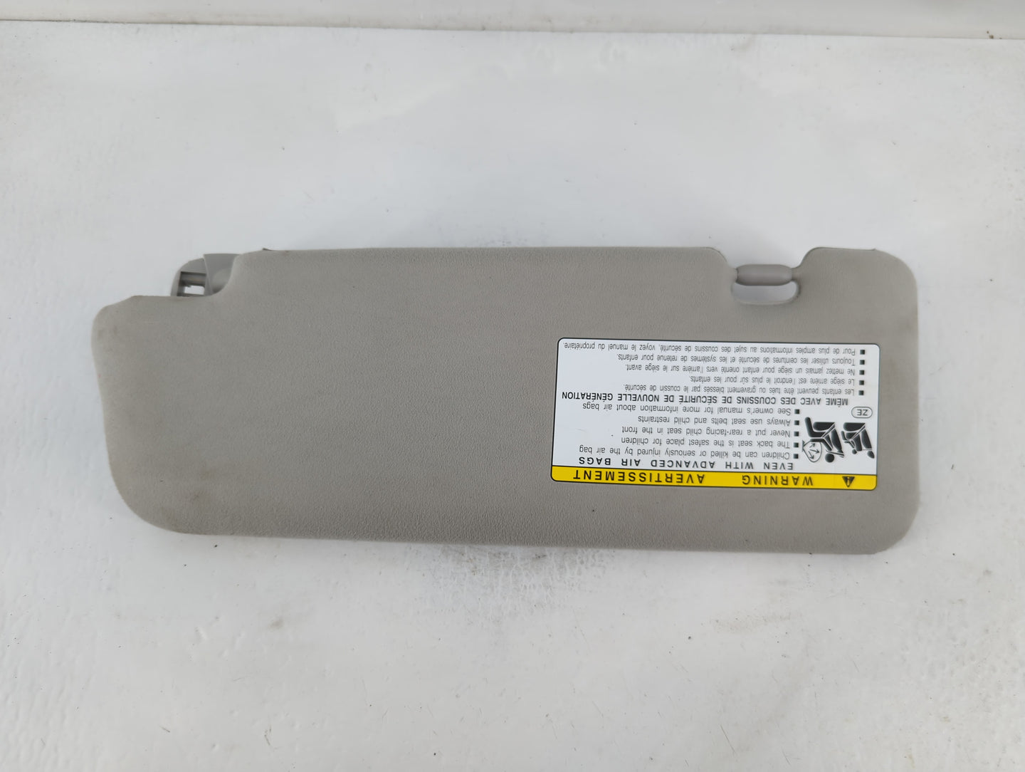 2010-2015 Toyota Prius Sun Visor Shade Replacement Passenger Right Mirror Fits Fits 2010 2011 2012 2013 2014 2015 OEM Used Auto Parts - Oemusedautoparts1.com