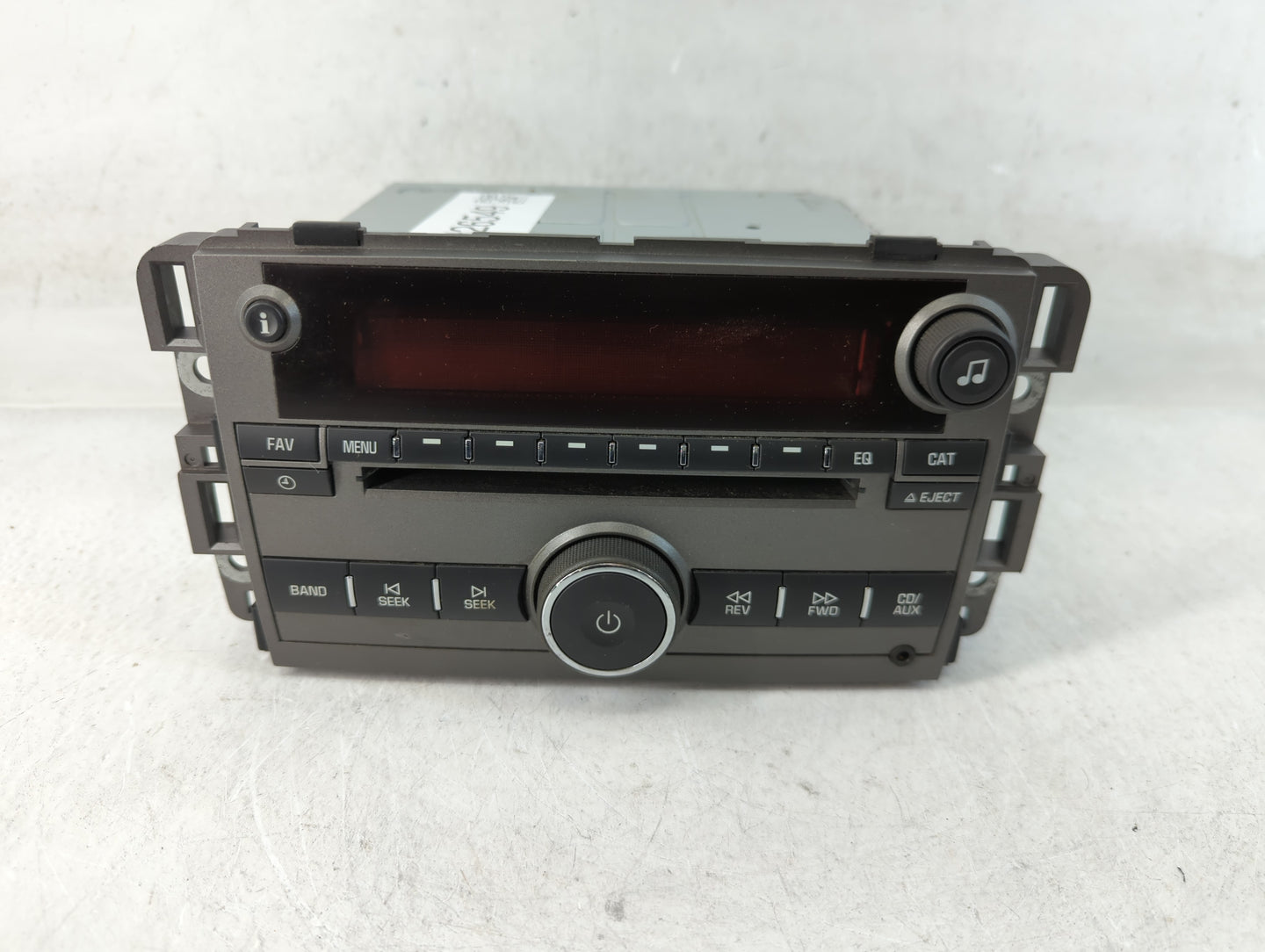 2008 Saturn Vue Radio AM FM Cd Player Receiver Replacement P/N:25866724 Fits OEM Used Auto Parts - Oemusedautoparts1.com