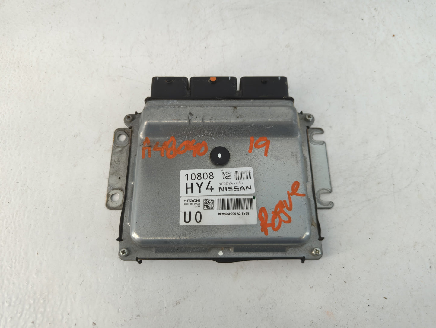 2018-2020 Nissan Rogue PCM Engine Control Computer ECU ECM PCU OEM P/N:NEC024-681 10808 Fits Fits 2018 2019 2020 OEM Used Auto Parts - Oemusedautoparts1.com