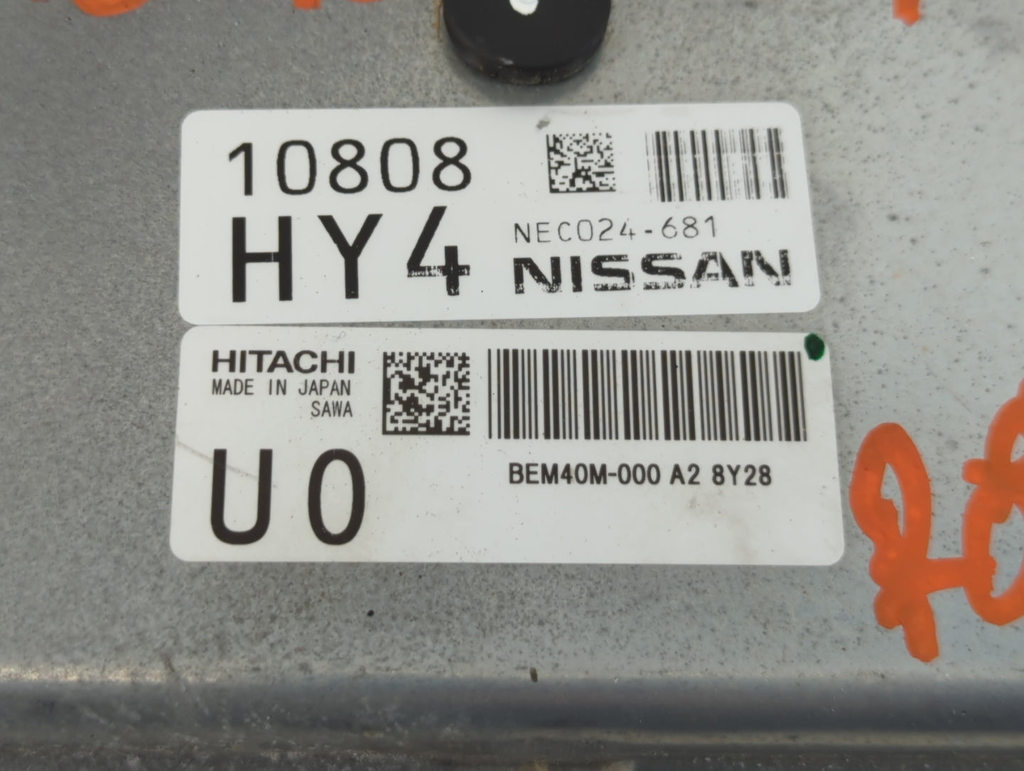 2018-2020 Nissan Rogue PCM Engine Control Computer ECU ECM PCU OEM P/N:NEC024-681 10808 Fits Fits 2018 2019 2020 OEM Used Auto Parts - Oemusedautoparts1.com