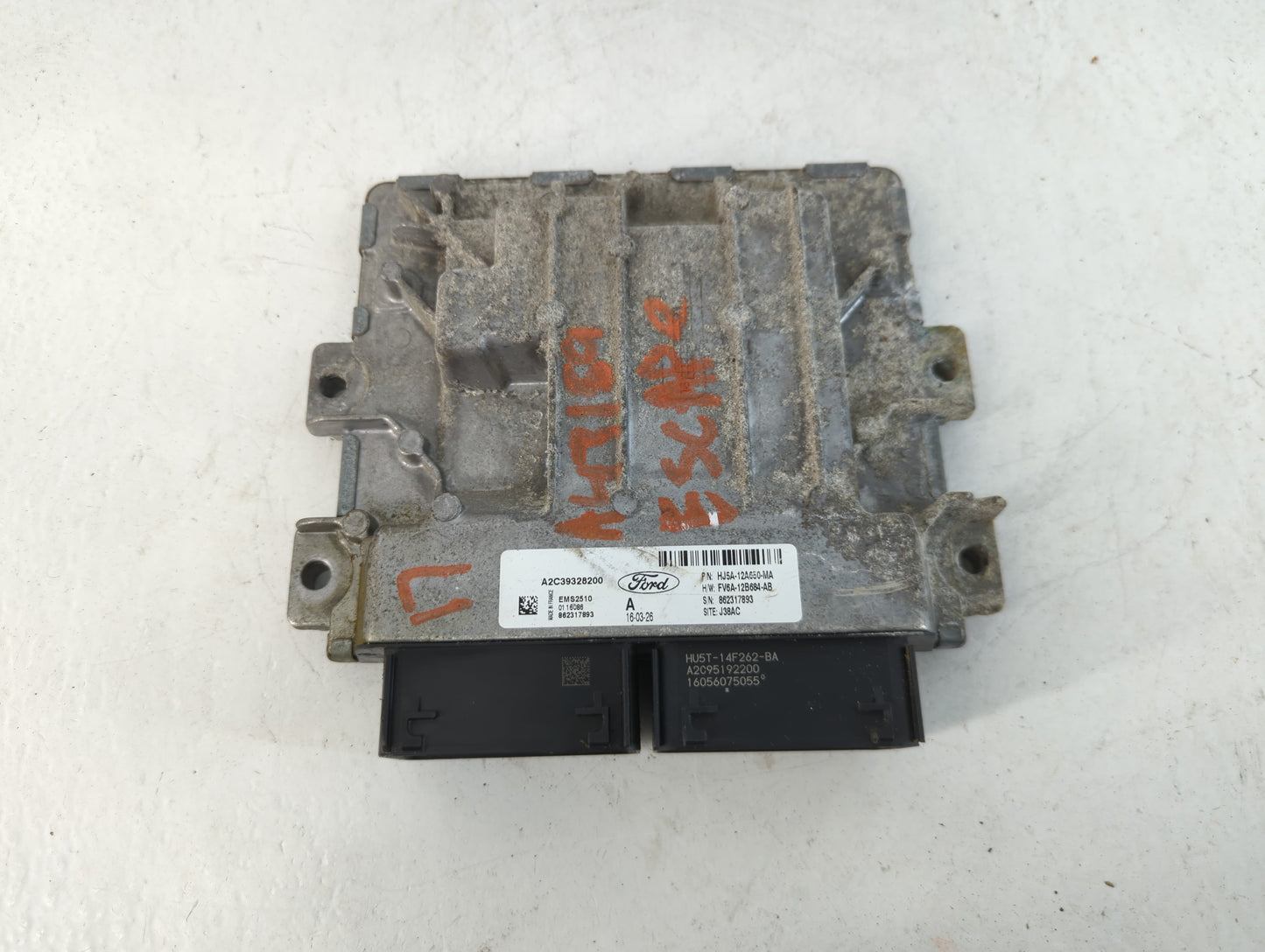 2017-2019 Ford Escape PCM Engine Control Computer ECU ECM PCU OEM P/N:HJ5A-12A650-MA A2C39328200 Fits Fits 2017 2018 2019 OEM Used Auto Parts - Oemusedautoparts1.com