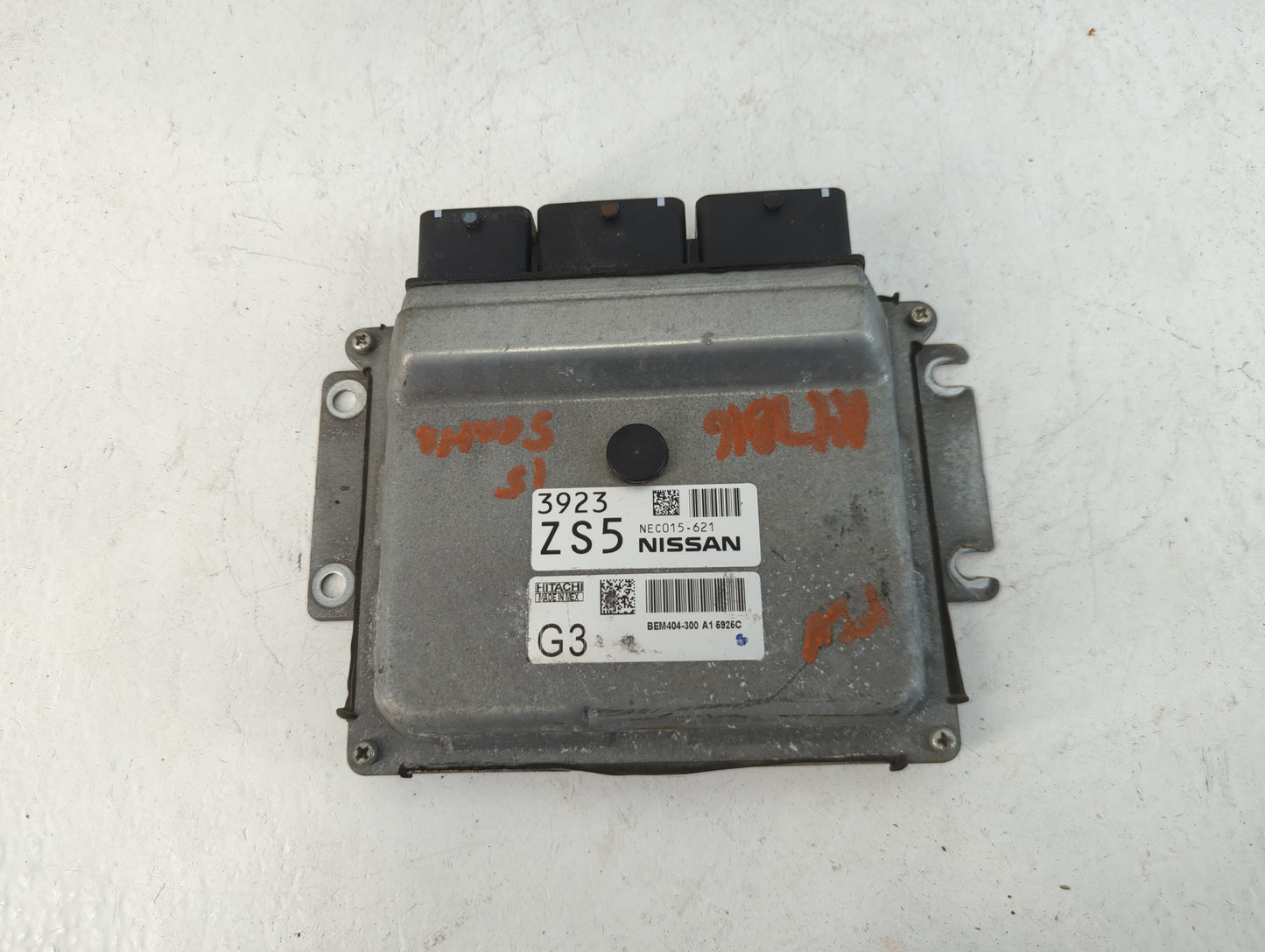 2013-2015 Nissan Sentra PCM Engine Control Computer ECU ECM PCU OEM P/N:3923 ZS5 NEC015-621 Fits Fits 2013 2014 2015 OEM Used Auto Parts - Oemusedautoparts1.com