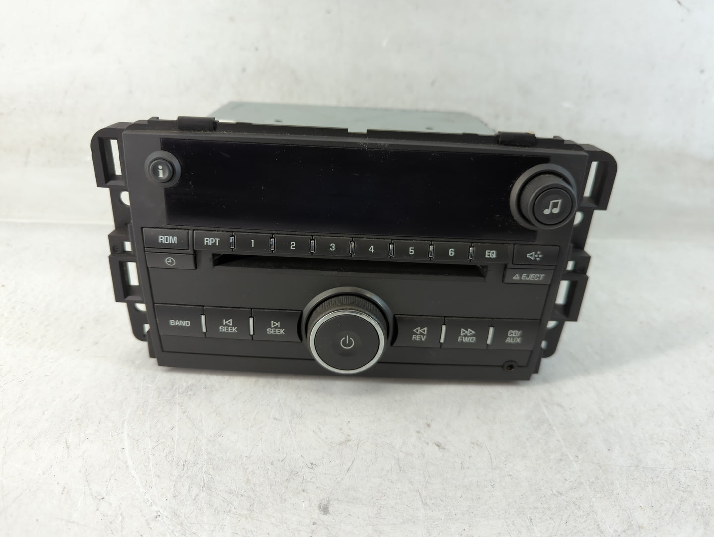 2006 Saab Monte Carlo Radio AM FM Cd Player Receiver Replacement P/N:15951757 Fits Fits 2007 2008 OEM Used Auto Parts - Oemusedautoparts1.com