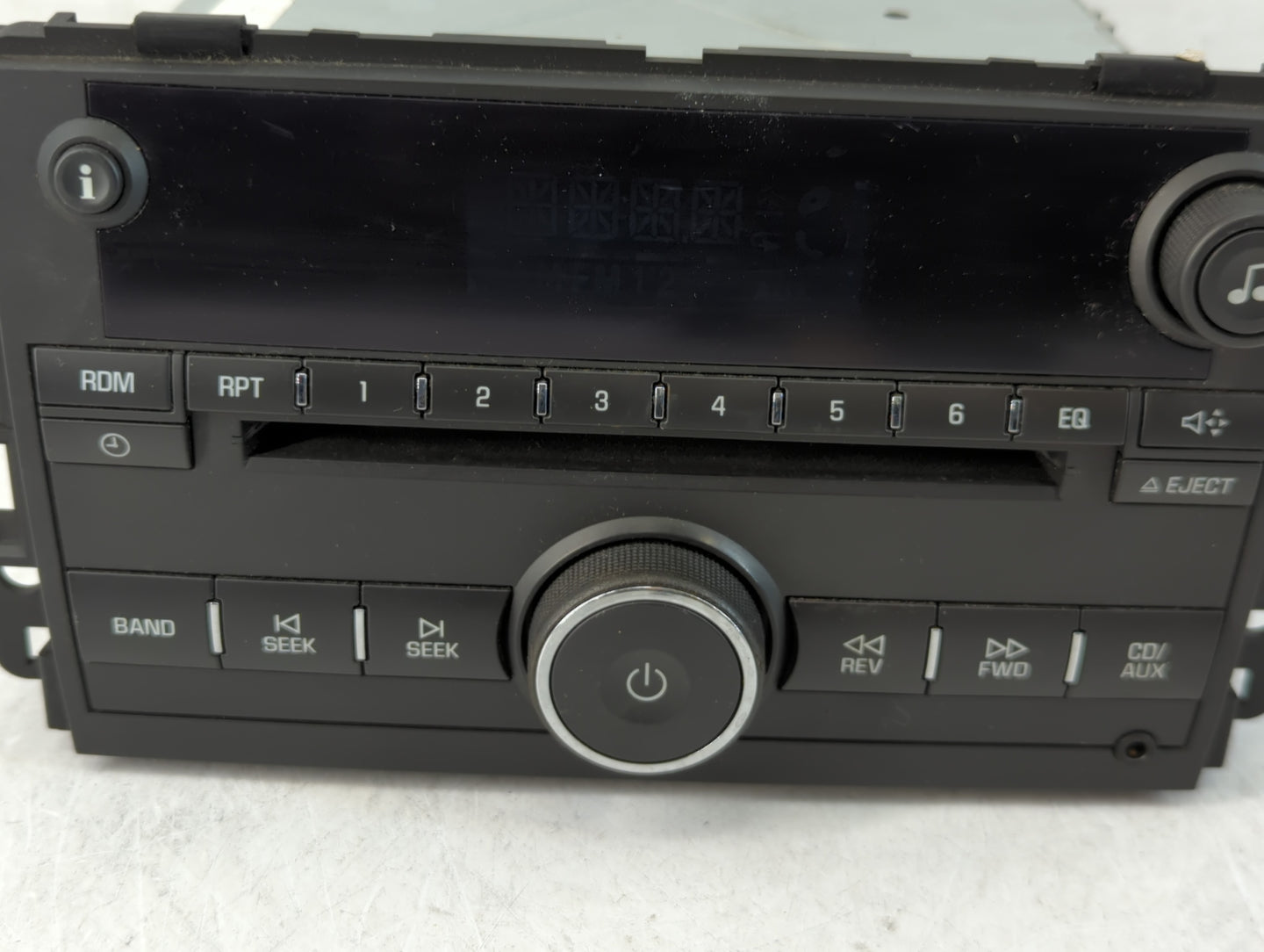 2006 Saab Monte Carlo Radio AM FM Cd Player Receiver Replacement P/N:15951757 Fits Fits 2007 2008 OEM Used Auto Parts - Oemusedautoparts1.com