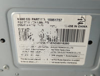 2006 Saab Monte Carlo Radio AM FM Cd Player Receiver Replacement P/N:15951757 Fits Fits 2007 2008 OEM Used Auto Parts - Oemusedautoparts1.com