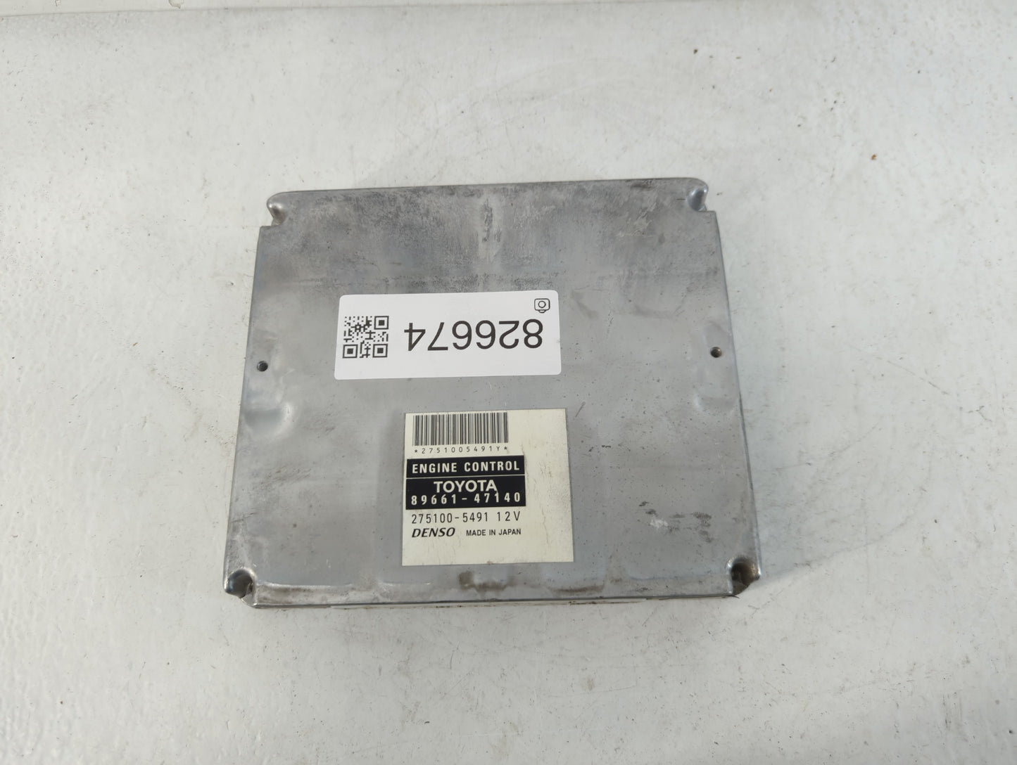 2006-2008 Toyota Prius PCM Engine Control Computer ECU ECM PCU OEM P/N:89661-47140 Fits Fits 2006 2007 2008 OEM Used Auto Parts - Oemusedautoparts1.com