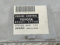 2006-2008 Toyota Prius PCM Engine Control Computer ECU ECM PCU OEM P/N:89661-47140 Fits Fits 2006 2007 2008 OEM Used Auto Parts - Oemusedautoparts1.com