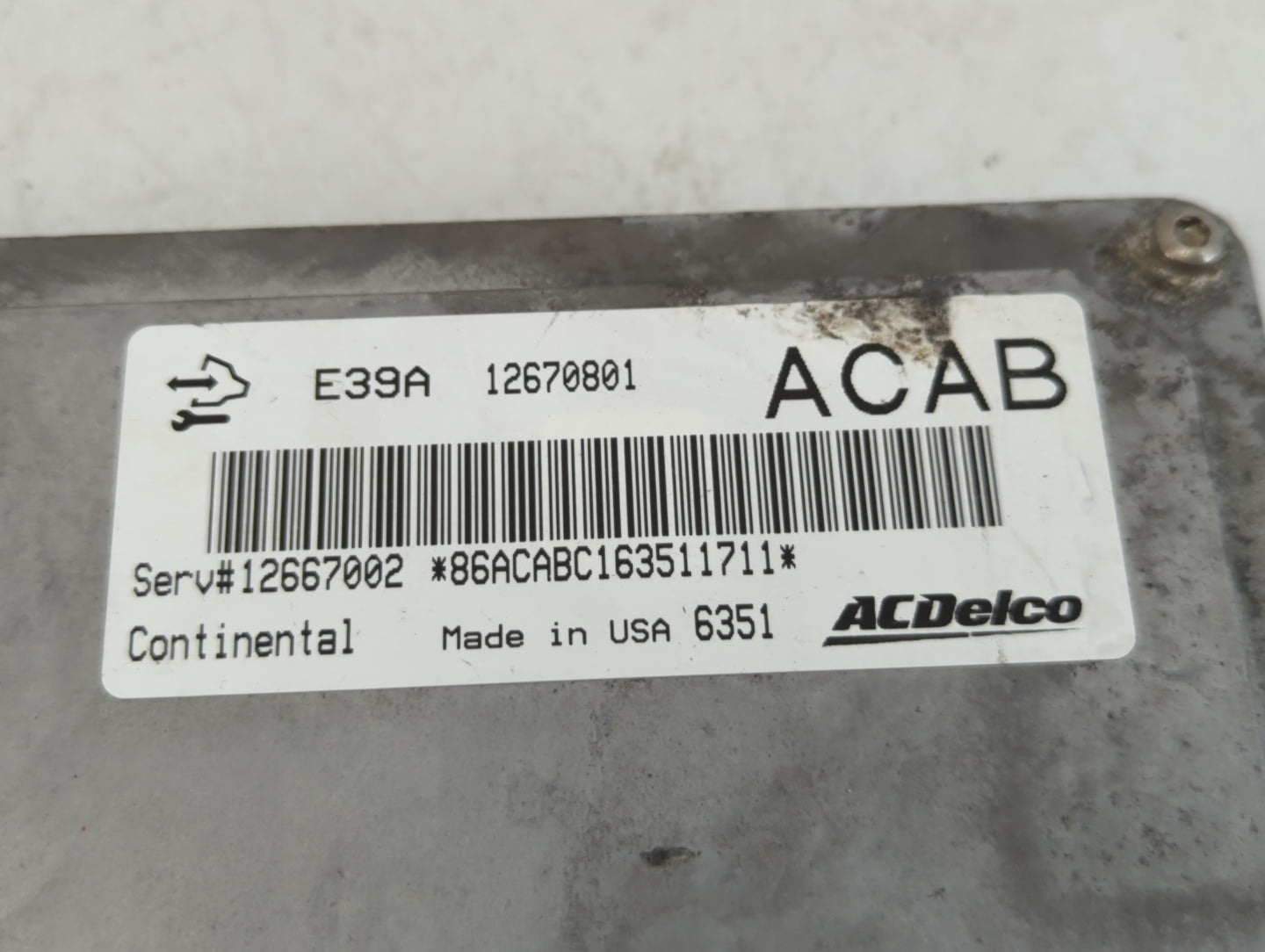 2017 Buick Enclave PCM Engine Control Computer ECU ECM PCU OEM P/N:12670801 Fits Fits 2018 2019 2020 OEM Used Auto Parts - Oemusedautoparts1.com