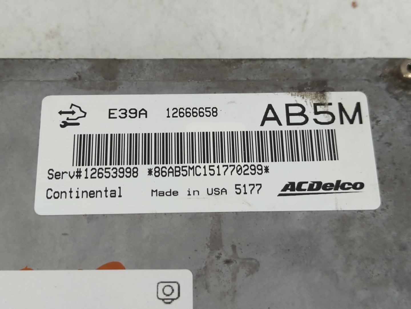 2013-2016 Gmc Acadia PCM Engine Control Computer ECU ECM PCU OEM P/N:12666658 Fits Fits 2013 2014 2015 2016 OEM Used Auto Parts - Oemusedautoparts1.com
