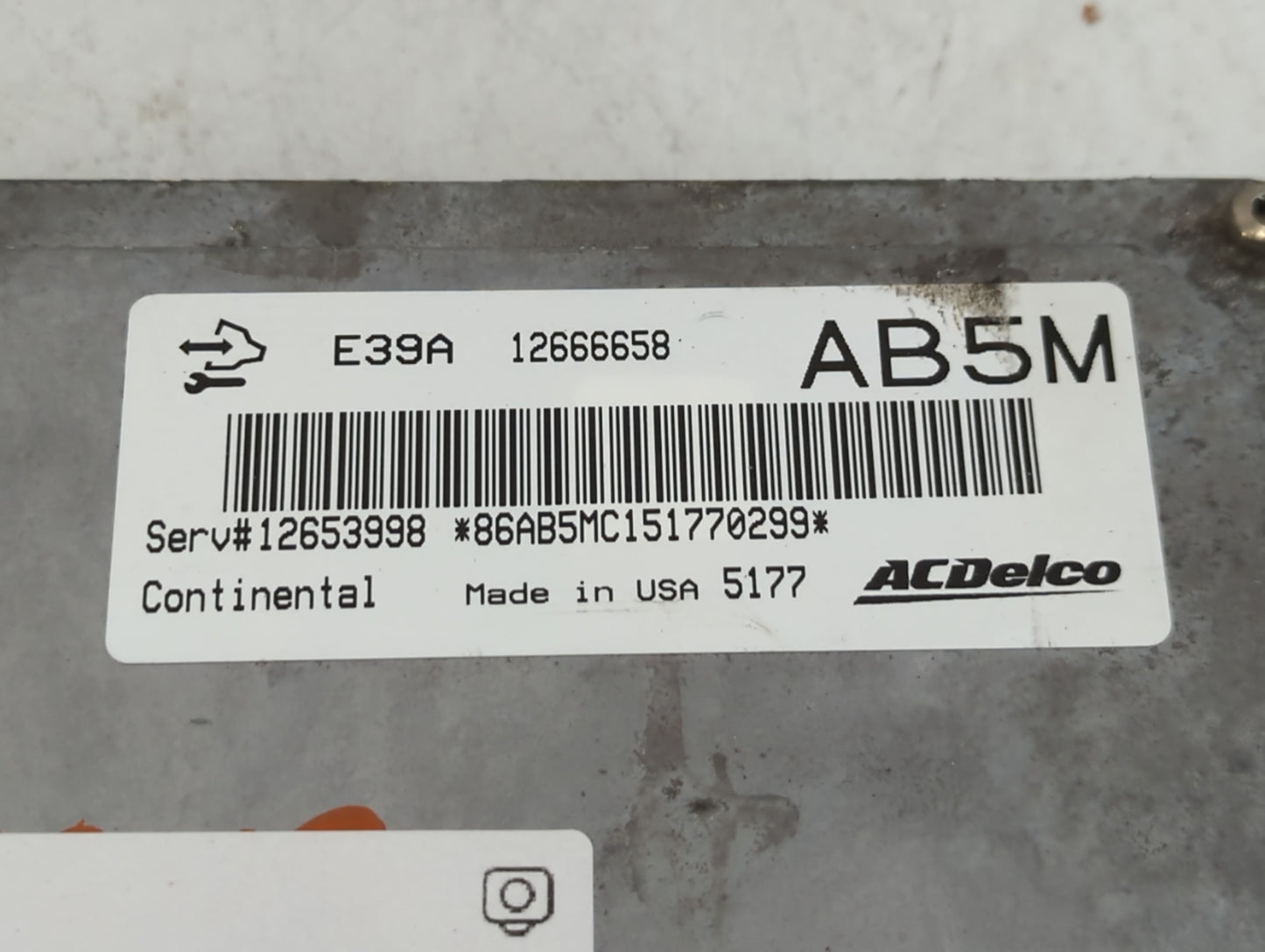 2013-2016 Gmc Acadia PCM Engine Control Computer ECU ECM PCU OEM P/N:12666658 Fits Fits 2013 2014 2015 2016 OEM Used Auto Parts - Oemusedautoparts1.com