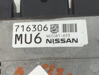 2019-2022 Nissan Altima PCM Engine Control Computer ECU ECM PCU OEM P/N:NEC061-653 Fits Fits 2019 2020 2021 2022 OEM Used Auto Parts - Oemusedautoparts1.com