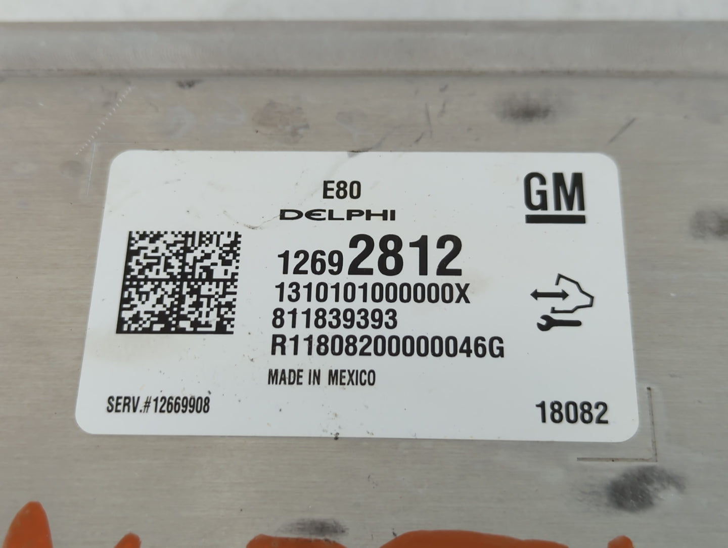 2017-2019 Chevrolet Cruze PCM Engine Control Computer ECU ECM PCU OEM P/N:12692812 Fits Fits 2017 2018 2019 2020 2021 2022 OEM Used Auto Parts - Oemusedautoparts1.com