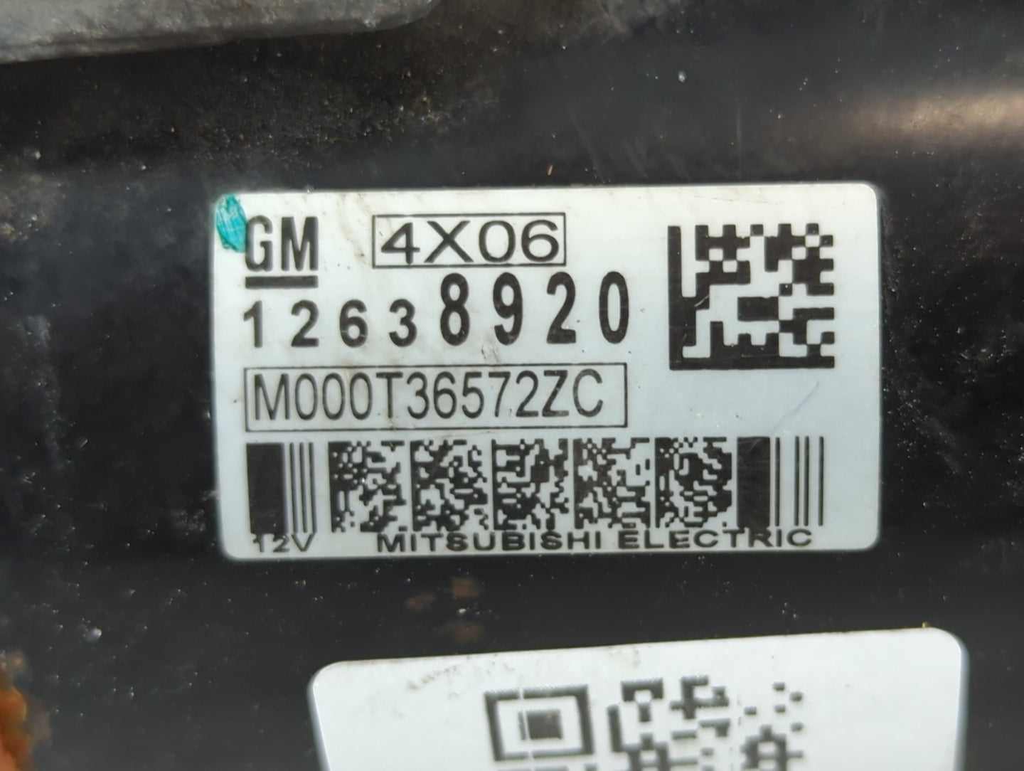 2010-2016 Cadillac Srx Car Starter Motor Solenoid OEM P/N:M000T36572ZC 12638920 Fits OEM Used Auto Parts - Oemusedautoparts1.com