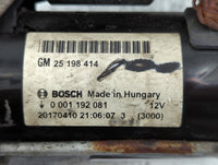 2014-2021 Buick Encore Car Starter Motor Solenoid OEM P/N:25 198 414 Fits Fits 2014 2015 2016 2017 2018 2019 2020 2021 OEM Used Auto Parts - Oemusedautoparts1.com