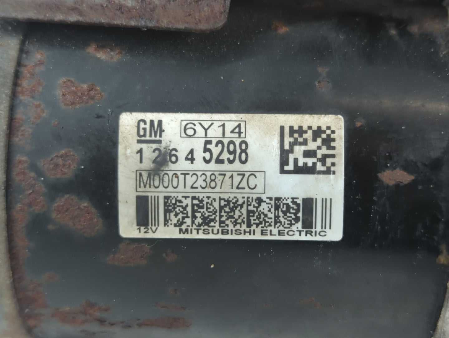 2010-2016 Cadillac Srx Car Starter Motor Solenoid OEM P/N:12645298 M000T23871ZC Fits OEM Used Auto Parts - Oemusedautoparts1.com
