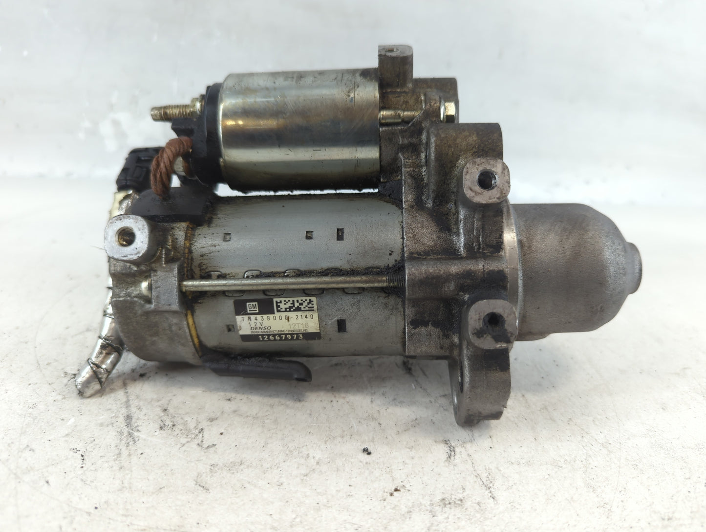 2017 Cadillac Xts Car Starter Motor Solenoid OEM P/N:TN438000-2140 Fits Fits 2016 2018 2019 2020 2021 2022 OEM Used Auto Parts - Oemusedautoparts1.com