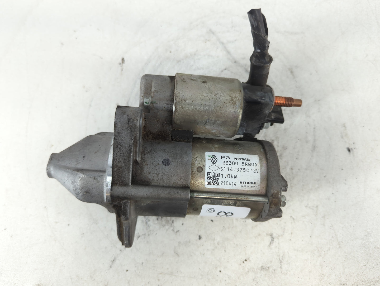 2019-2021 Nissan Kicks Car Starter Motor Solenoid OEM P/N:23300 5RB0D Fits Fits 2019 2020 2021 2022 OEM Used Auto Parts - Oemusedautoparts1.com