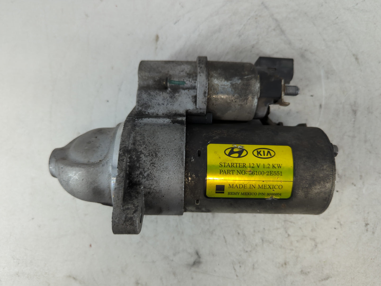 2014-2020 Hyundai Elantra Car Starter Motor Solenoid OEM P/N:36100-2E551 Fits Fits 2014 2015 2016 2017 2018 2019 2020 OEM Used Auto Parts - Oemusedautoparts1.com