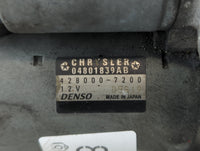2011-2016 Chrysler Town & Country Car Starter Motor Solenoid OEM P/N:428000-7200 04801839AB Fits OEM Used Auto Parts - Oemusedautoparts1.com