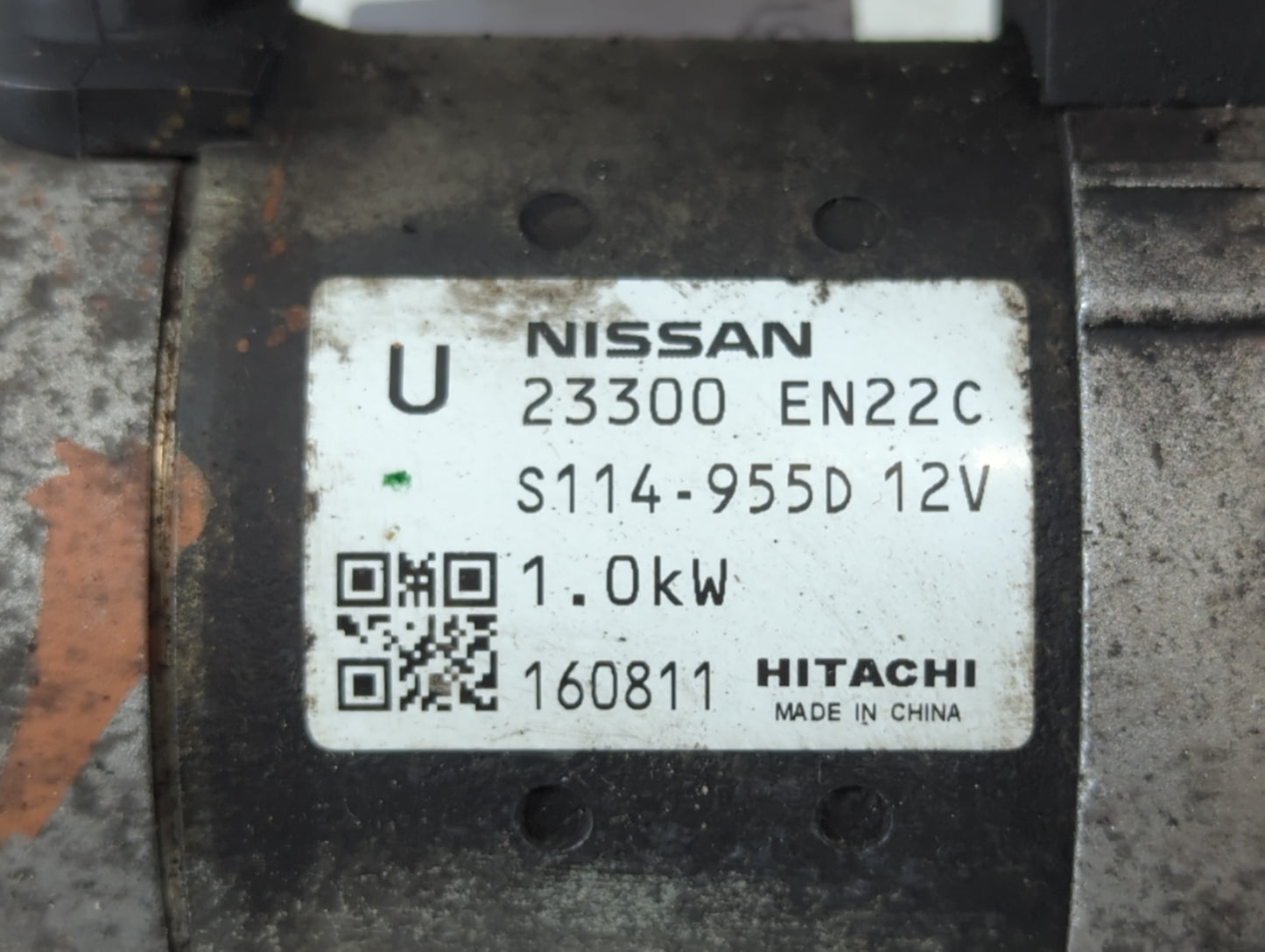 2014-2020 Nissan Nv200 Car Starter Motor Solenoid OEM P/N:23300 EN22C Fits Fits 2013 2014 2015 2016 2017 2018 2019 2020 OEM Used Auto Parts - Oemusedautoparts1.com