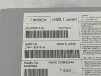 2013 Volvo V60 Radio AM FM Cd Player Receiver Replacement P/N:31357217AA Fits Fits 2011 2012 2014 2015 2016 OEM Used Auto Parts - Oemusedautoparts1.com