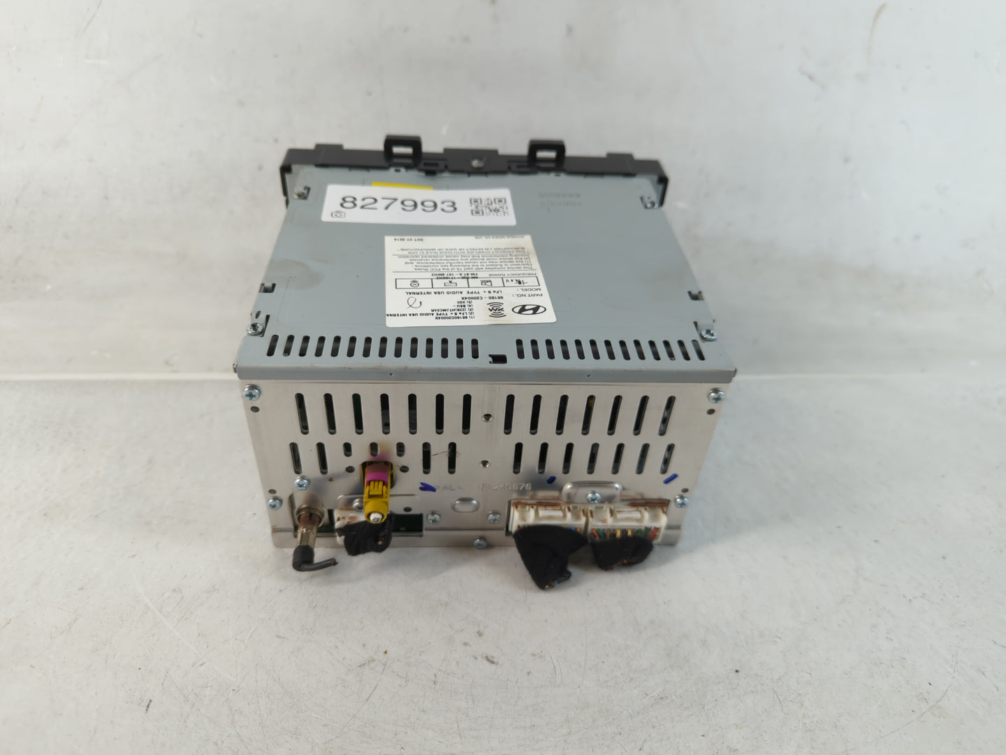 2015-2017 Hyundai Sonata Radio AM FM Cd Player Receiver Replacement P/N:96180-C20004X Fits Fits 2015 2016 2017 OEM Used Auto Parts - Oemusedautoparts1.com