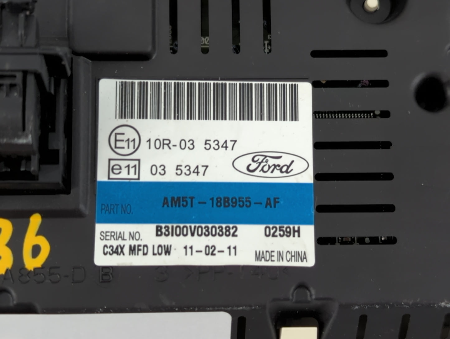 2012-2012 Ford Focus Information Display Screen - Oemusedautoparts1.com
