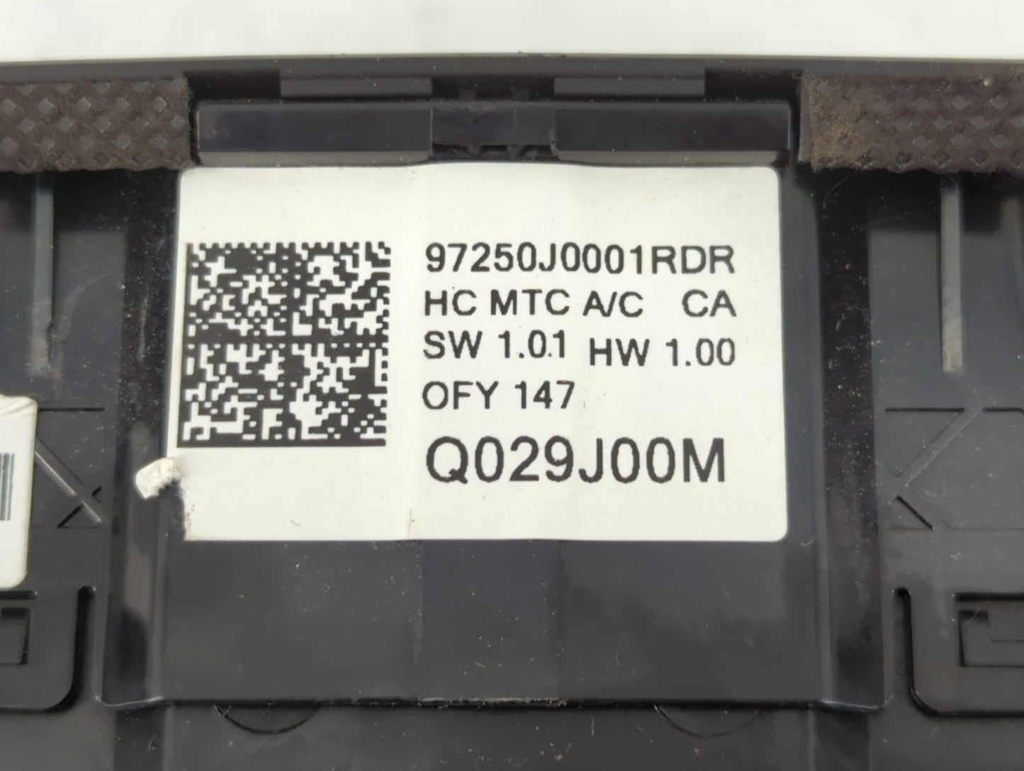 2018-2022 Hyundai Accent Climate Control Module Temperature AC/Heater Replacement P/N:Q029J00M 97250J0001 Fits OEM Used Auto Parts - Oemusedautoparts1.com