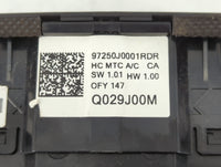 2018-2022 Hyundai Accent Climate Control Module Temperature AC/Heater Replacement P/N:Q029J00M 97250J0001 Fits OEM Used Auto Parts - Oemusedautoparts1.com