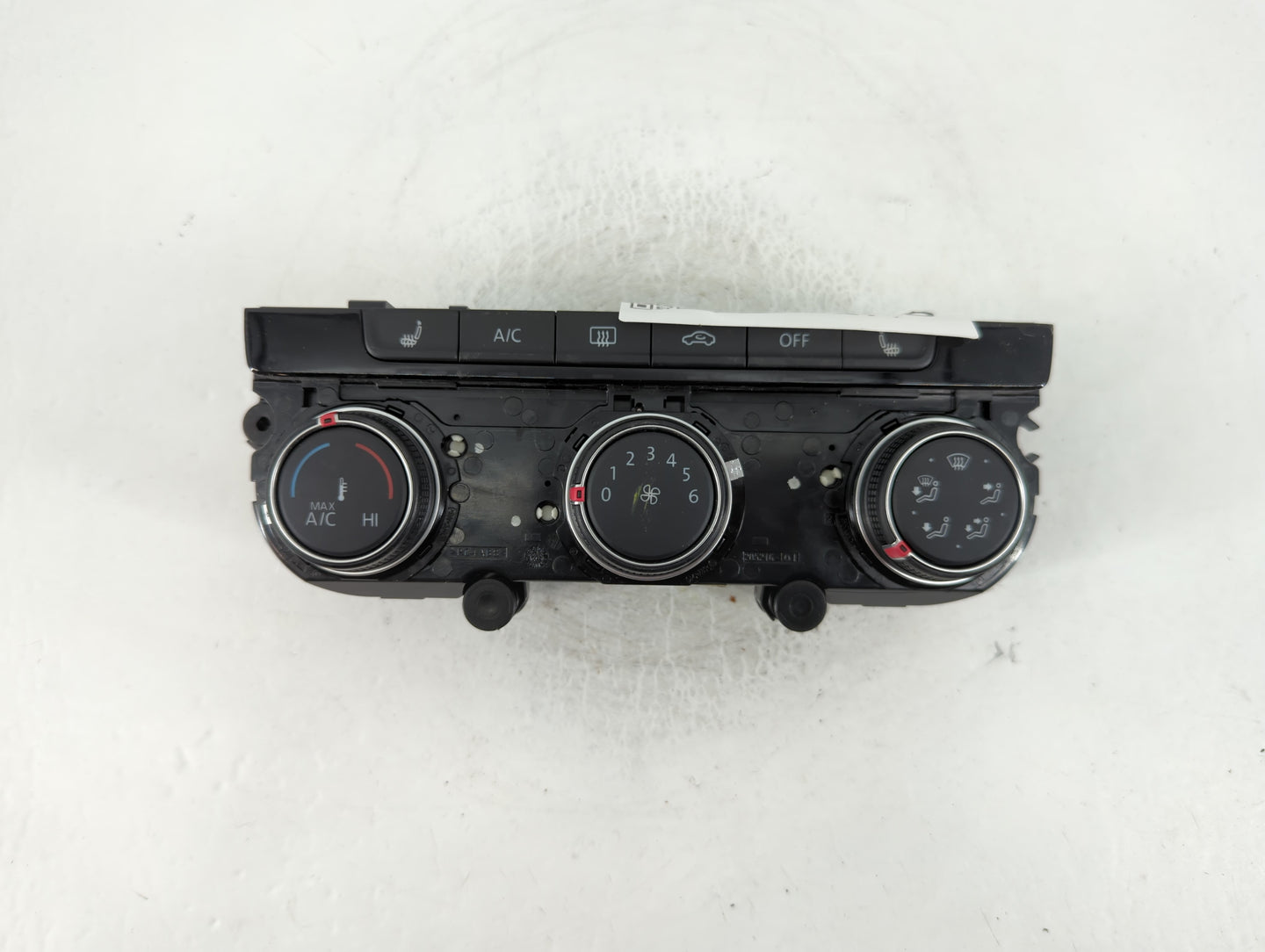 2018-2019 Volkswagen Golf Climate Control Module Temperature AC/Heater Replacement P/N:5GM907426G Fits Fits 2018 2019 OEM Used Auto Parts - Oemusedautoparts1.com