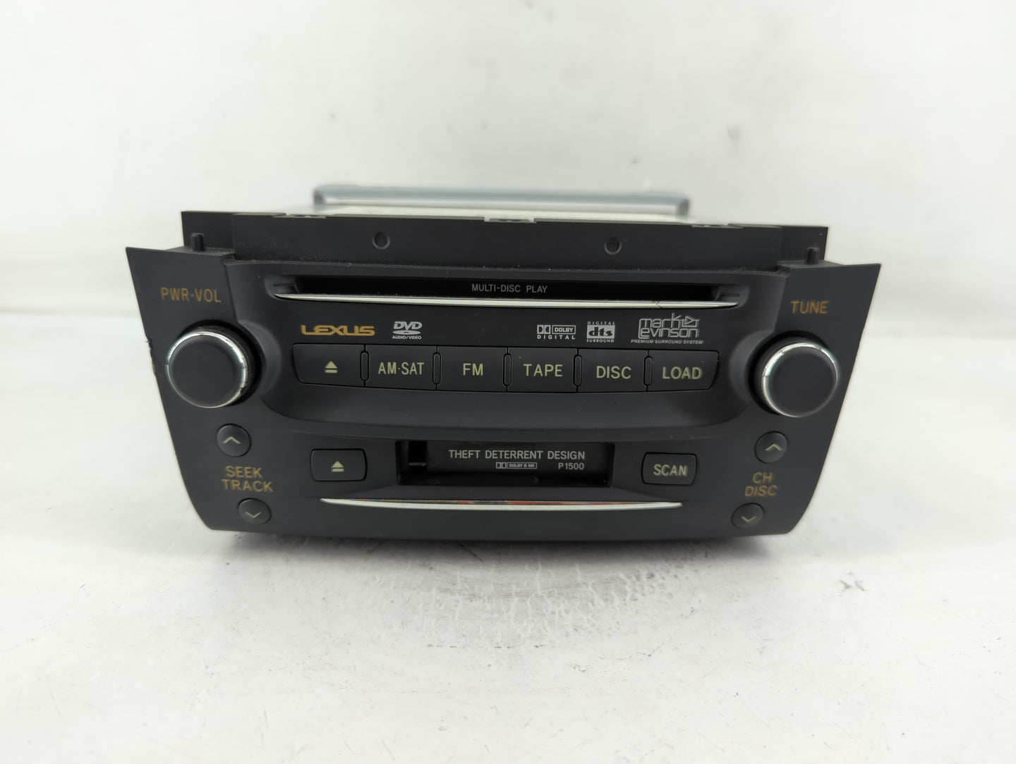 2006 Lexus Gs300 Radio AM FM Cd Player Receiver Replacement Fits OEM Used Auto Parts - Oemusedautoparts1.com