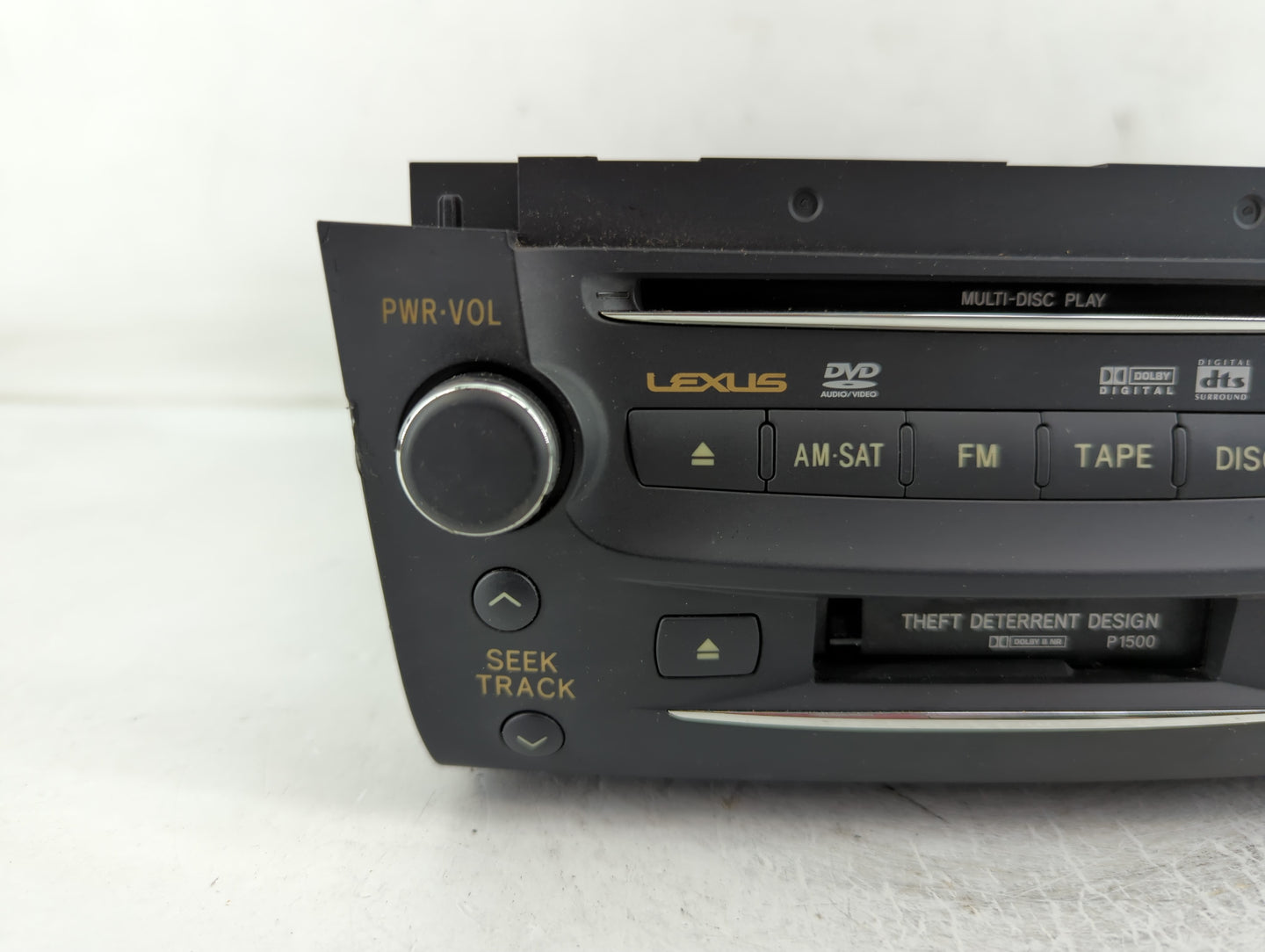 2006 Lexus Gs300 Radio AM FM Cd Player Receiver Replacement Fits OEM Used Auto Parts - Oemusedautoparts1.com