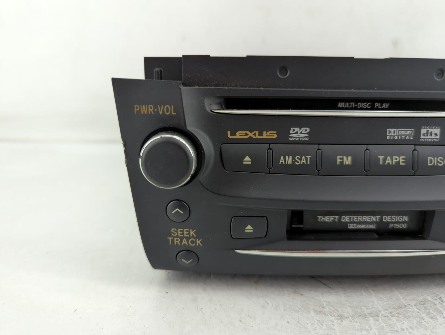 2006 Lexus Gs300 Radio AM FM Cd Player Receiver Replacement Fits OEM Used Auto Parts - Oemusedautoparts1.com