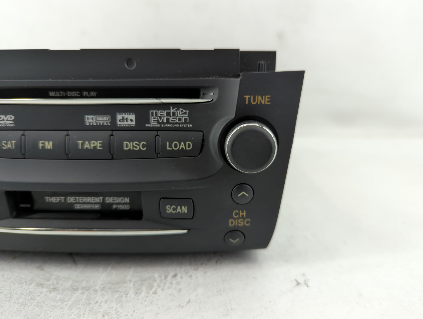 2006 Lexus Gs300 Radio AM FM Cd Player Receiver Replacement Fits OEM Used Auto Parts - Oemusedautoparts1.com