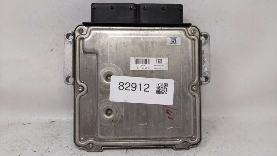 2016-2017 Hyundai Elantra Gt PCM Engine Control Computer ECU ECM PCU OEM P/N:39133-2EGB1 Fits Fits 2016 2017 OEM Used Auto Parts - Oemusedautoparts1.com 