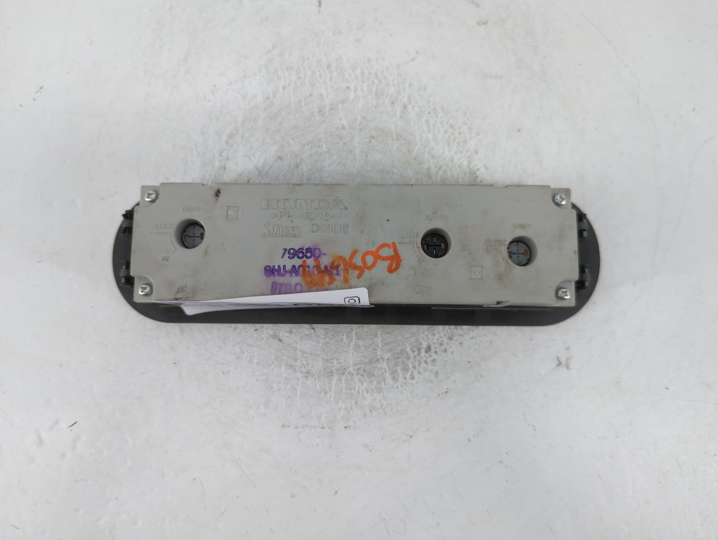 2005-2010 Honda Odyssey Climate Control Module Temperature AC/Heater Replacement Fits Fits 2005 2006 2007 2008 2009 2010 OEM Used Auto Parts - Oemusedautoparts1.com